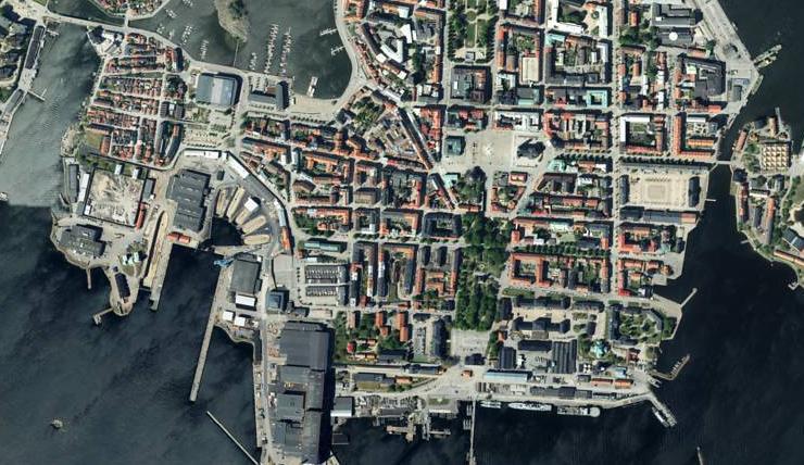 Karlskrona från luften